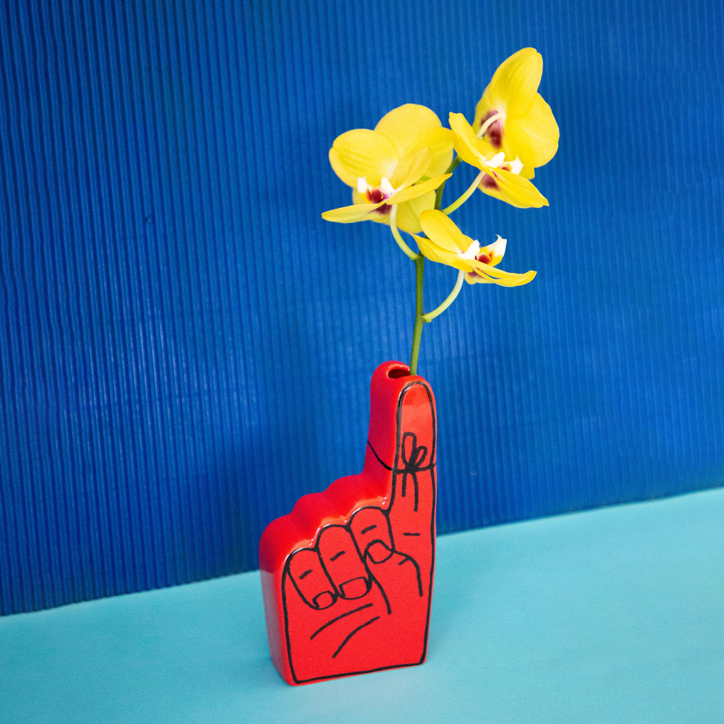 Remember Bud Ceramic Vase x Adam JK