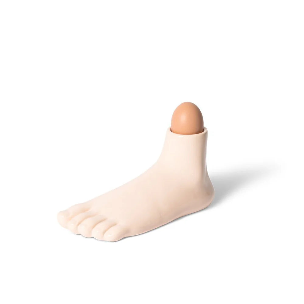 Curious Foot-Shaped Pedestal x David Shrigley